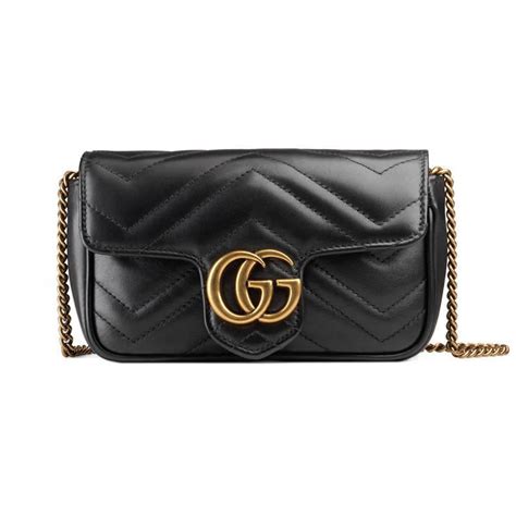 gucci super mini背法|Gucci GG Emblem super mini shoulder bag.